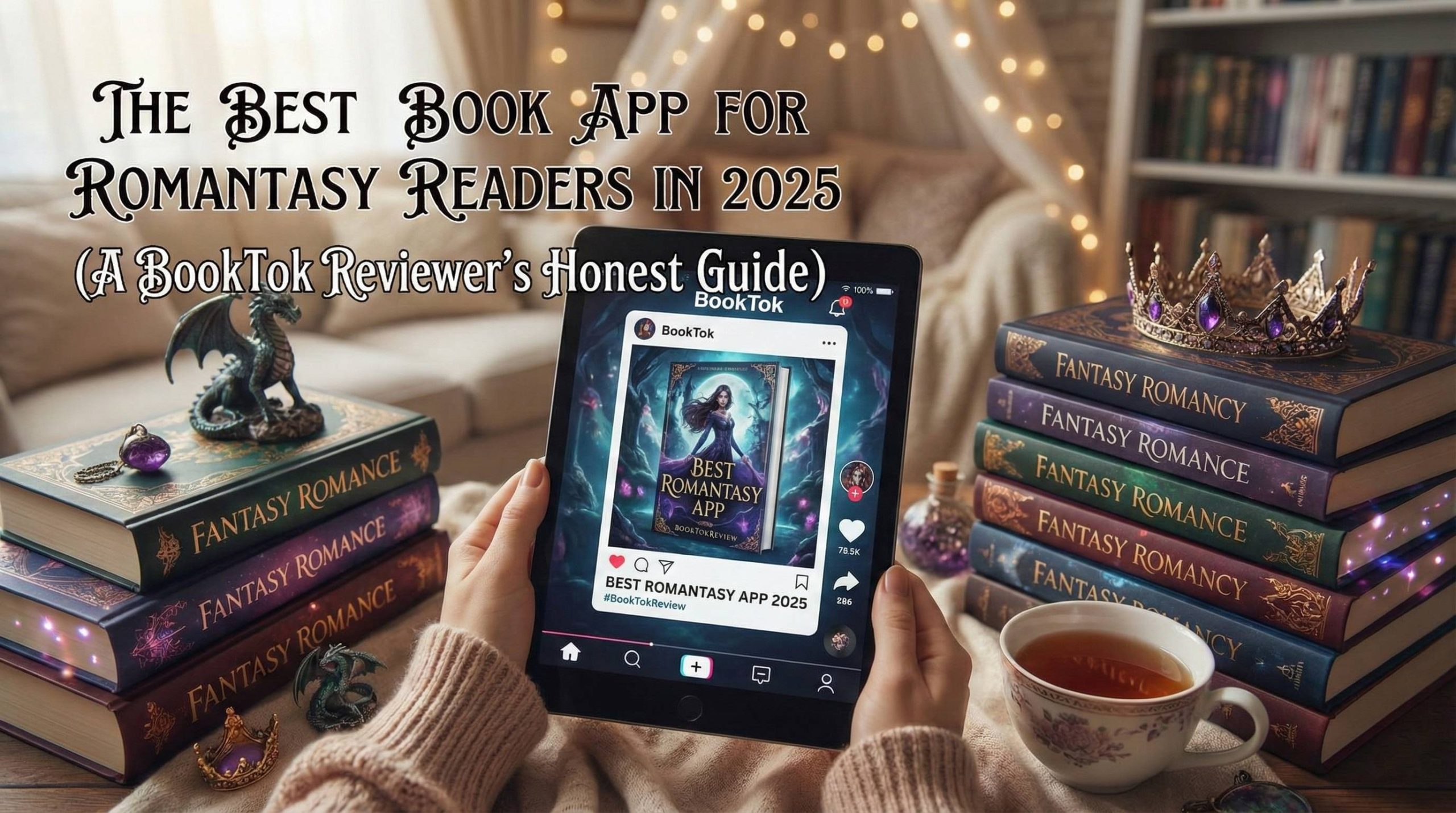 The Best Book App for Romantasy Readers in 2025 (A BookTok Reviewer’s Honest Guide)