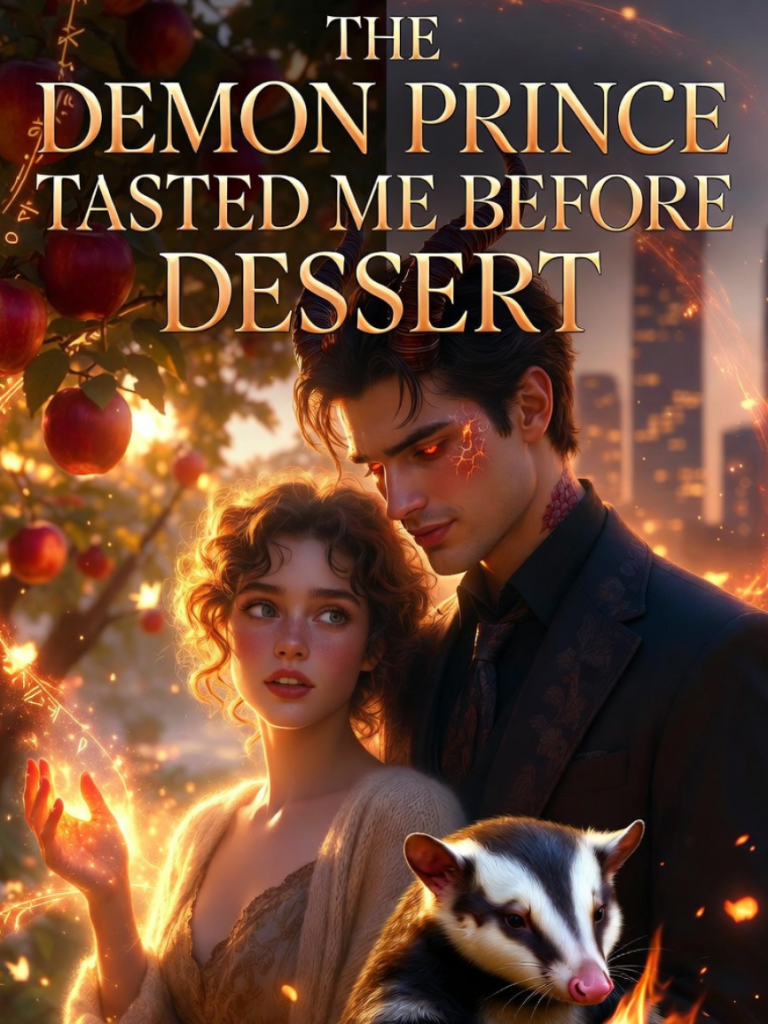 The demon prince savored a moment before dessert, hinting at a darkly whimsical encounter.