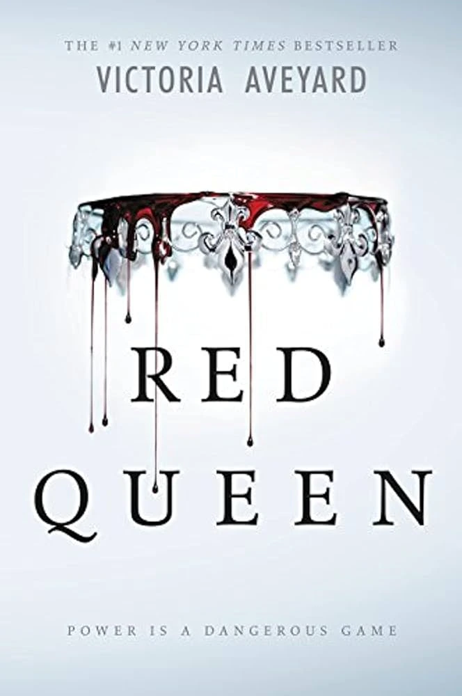 Cover of the novel "Red Queen" featuring a fantasy-themed design with a central character.